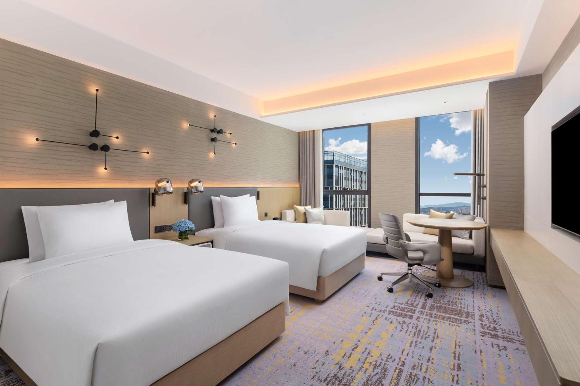 Hotel Doubletree By Hilton Kunming Airport Exterior foto