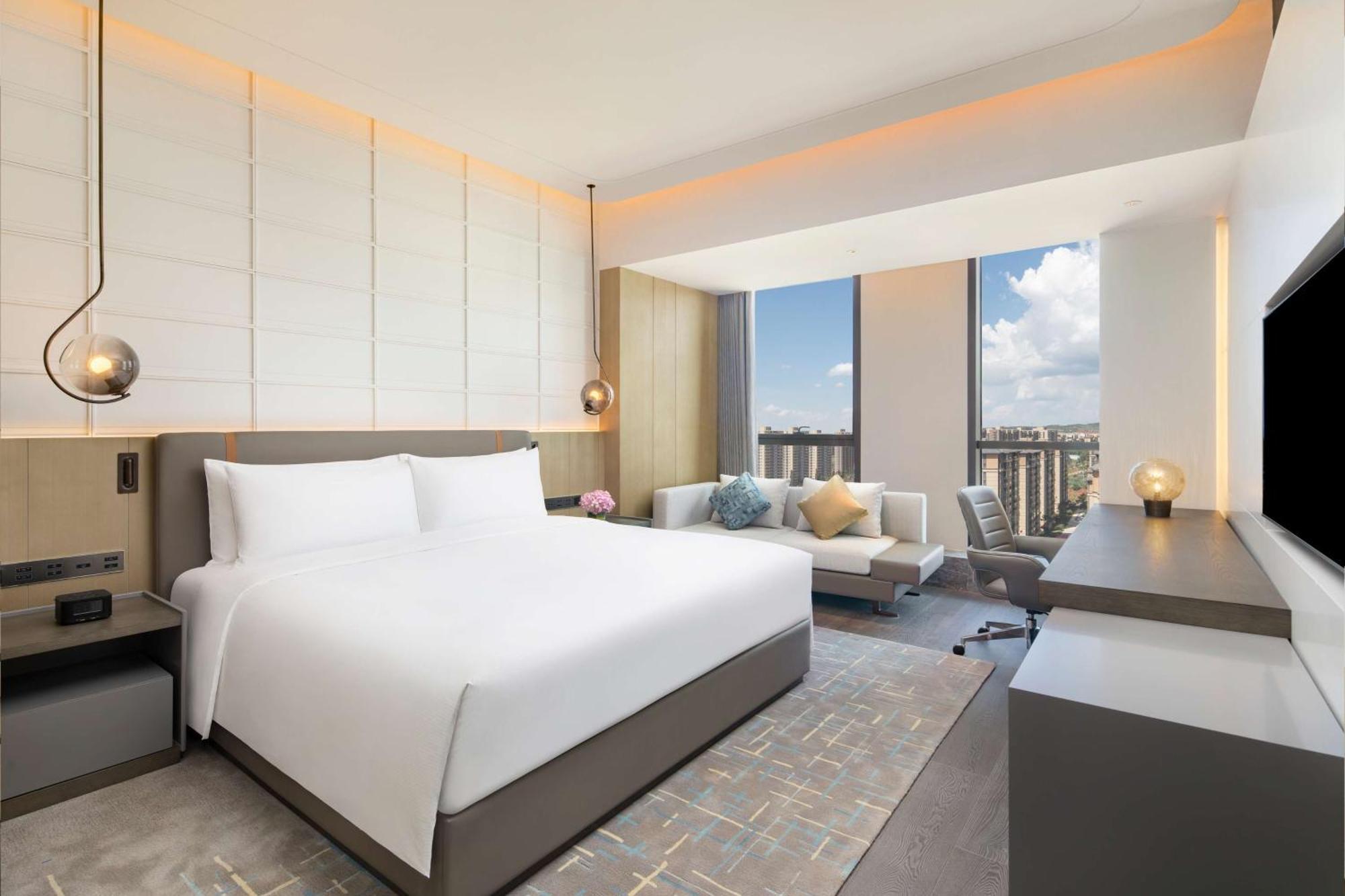 Hotel Doubletree By Hilton Kunming Airport Exterior foto